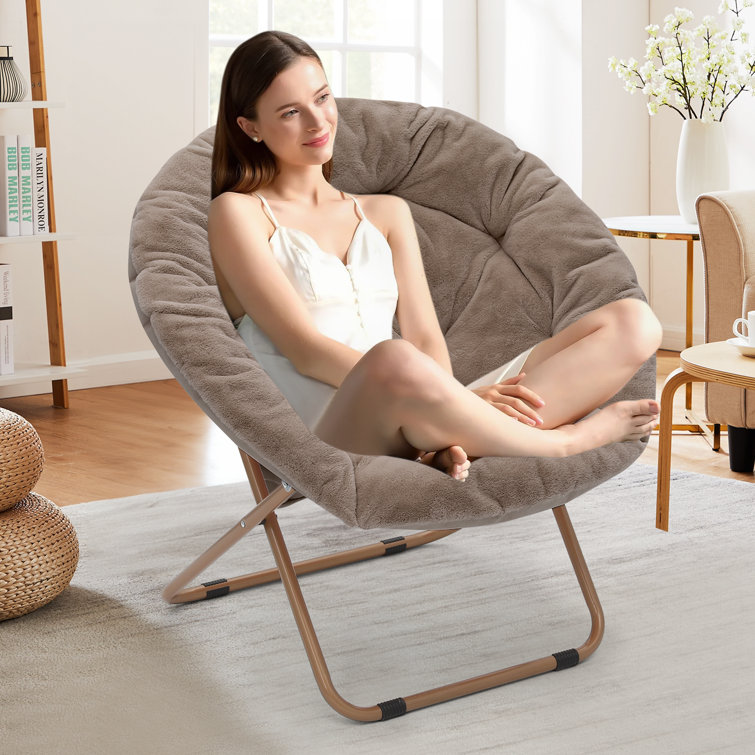 Plush moon online chair